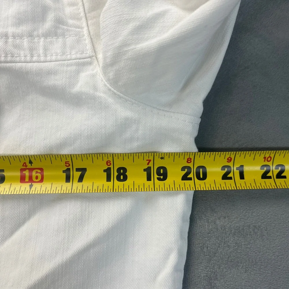 True Religion Moto Denim Jacket Kids‎ XL White Full-Zip Biker